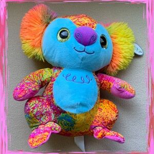 Fiesta Multi-color vibrantly colorful Koala Plush stuffed animal I ~11” NWT